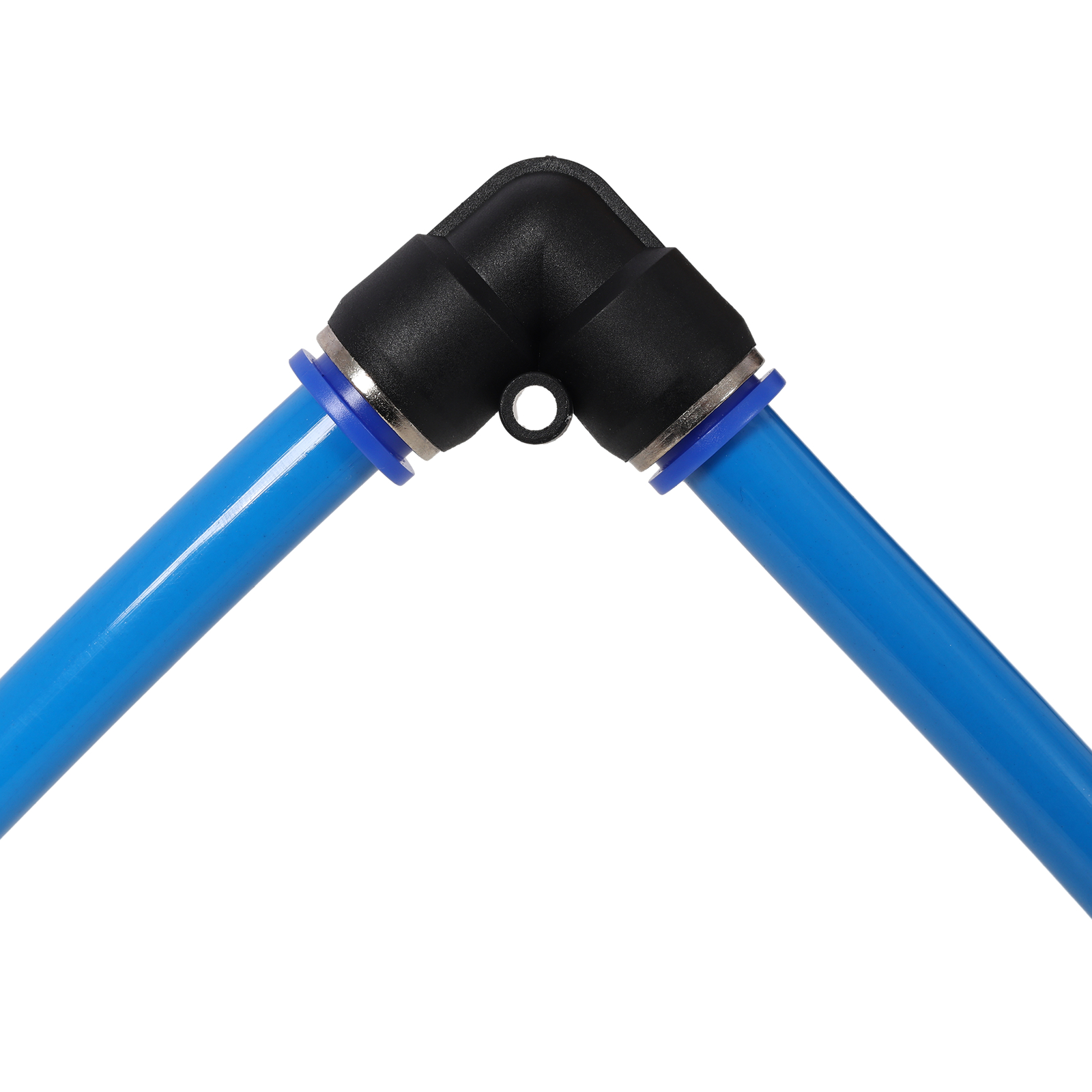 1/2 Inch OD×60 Feet PU Air Tube Kit Garage Air Compressor Accessories Kit Blue