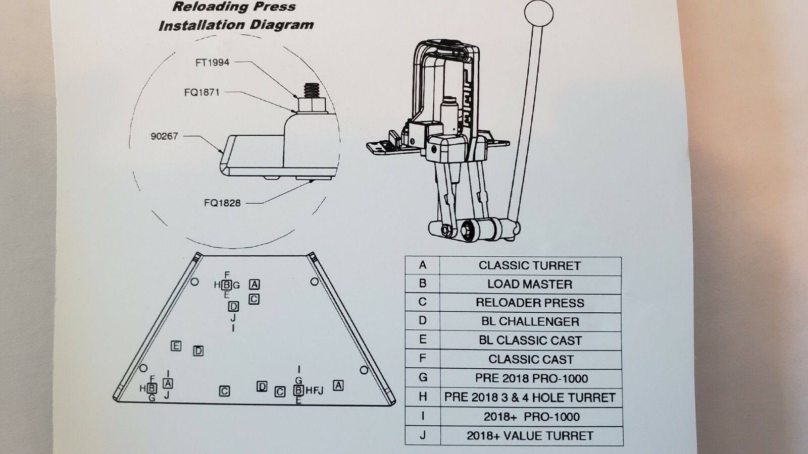 Lee 90267 Bench Plate Steel Base Blank *Free Shiping*