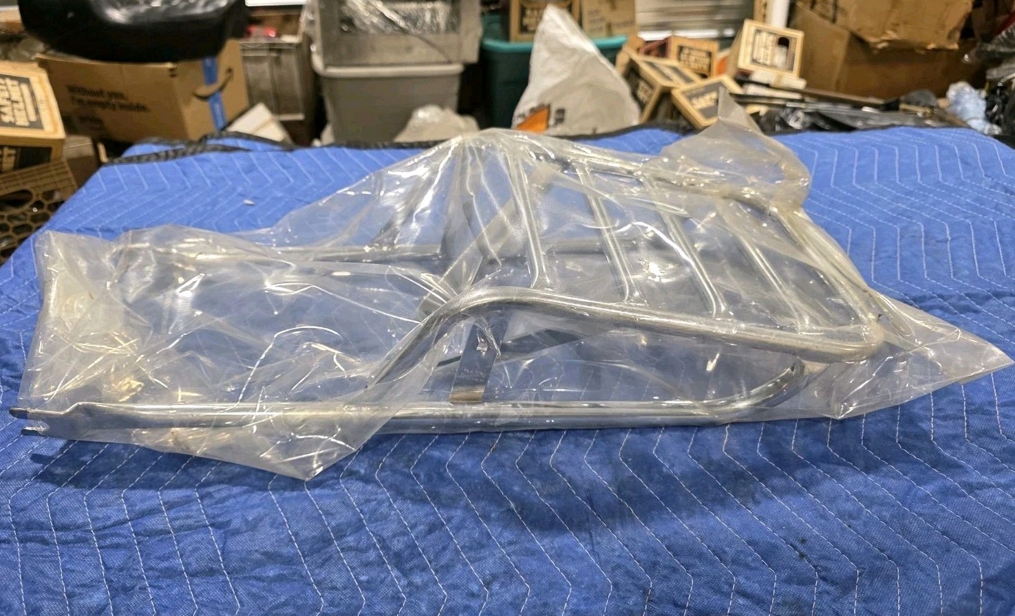 1971 1972 1973 NOS Honda CB350 CB CL 350 CL350 Chrome Rear Luggage Rack Carrier