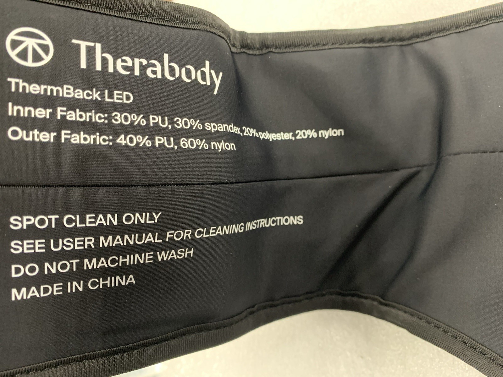 Therabody Thermback LED 4-In-1 Back Wrap W/ Heat Far Infrared Vibration **Used*