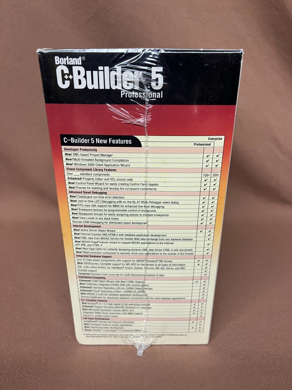 Borland C++Builder 5 Professional New Factory Sealed