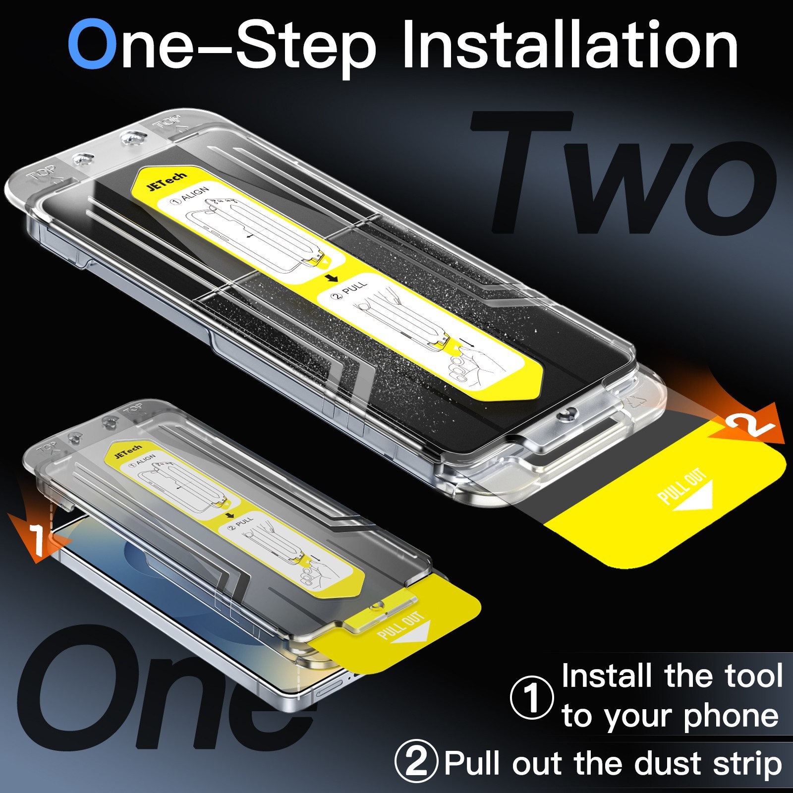 JETech Screen Protector for Samsung Galaxy S26/S26 Ultra, 2-Pack