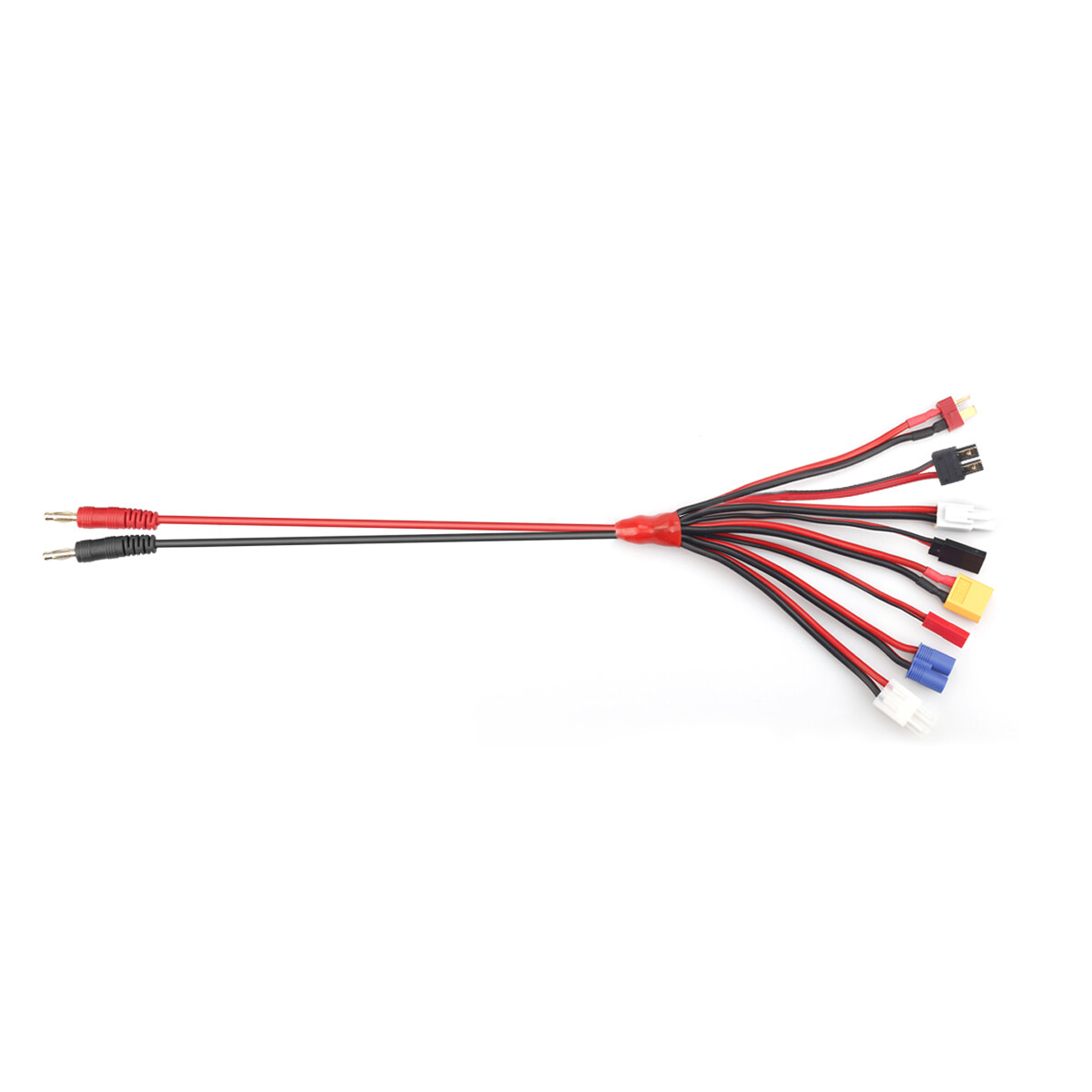 8 in1 RC Lipo Battery Charger Adapter Connector Splitter Wire for XT60H TRX Plug