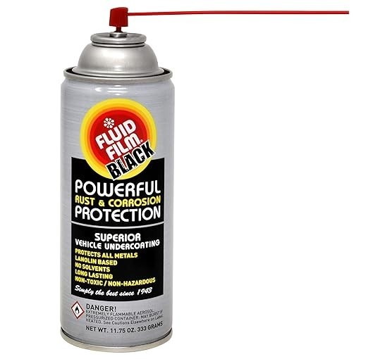 3 PACK!! Fluid Film Black AS11B Undercoating Protection Rust Inhibitor Spray Can