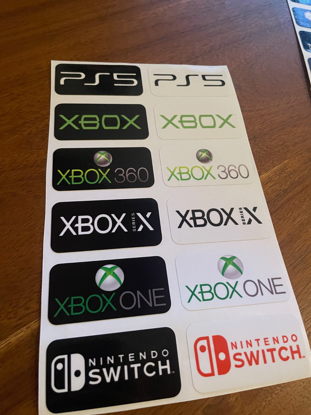 Video Game System/Console Labels for Storage & Organization - Custom Labels