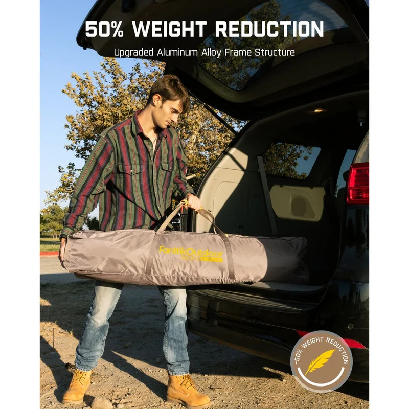 FanttikOutdoor Zeta C8 Air 8 Person Camping Tent Ultralight Design