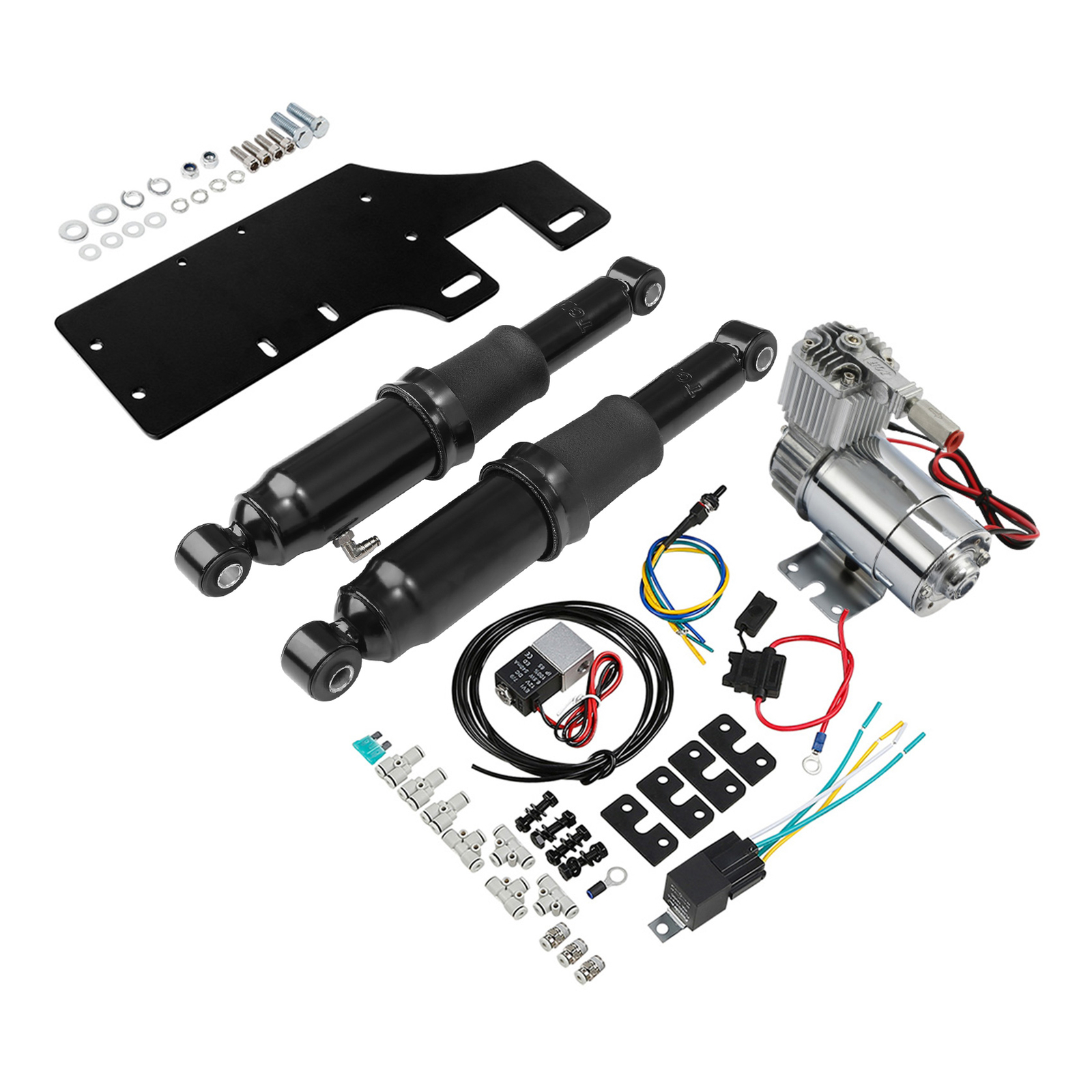 Rear Air Ride Suspension Fit For Harley Electra Glide Ultra Classic 1994-2024