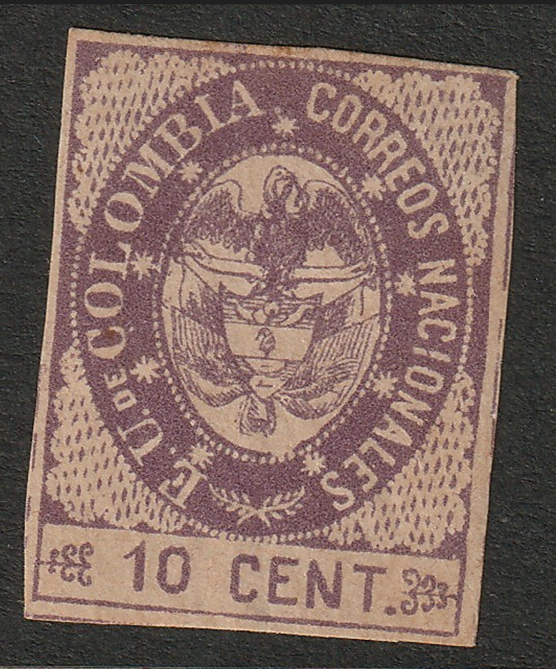 Colombia TP# 30b Mint Light Hinged Full Gum - S42521