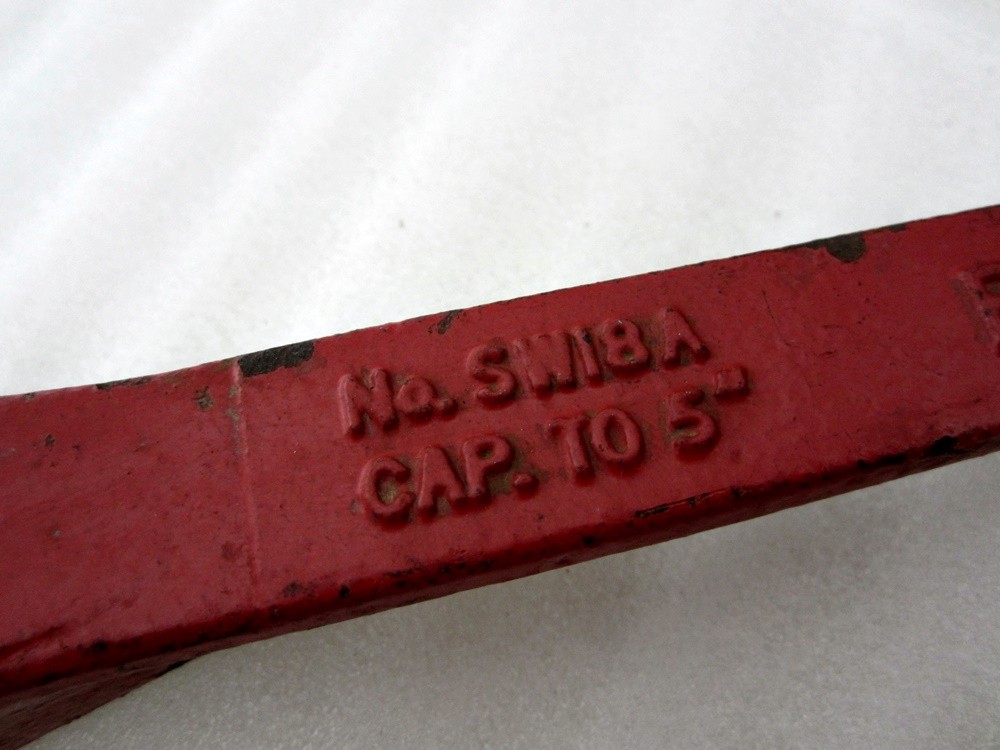 Vintage Reed 5" Capacity Strap Wrench SW18A Made in USA