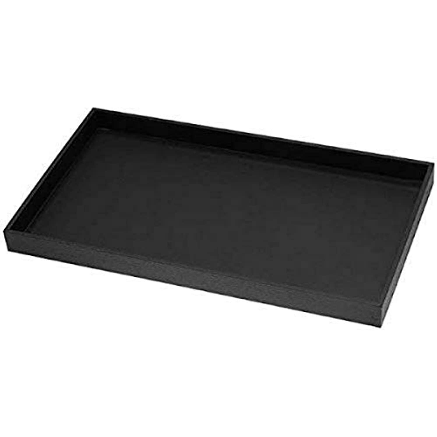 Beadaholique 14.75 by 8.25 by 1-Inch Jewelry Display Tray, Standard, Black