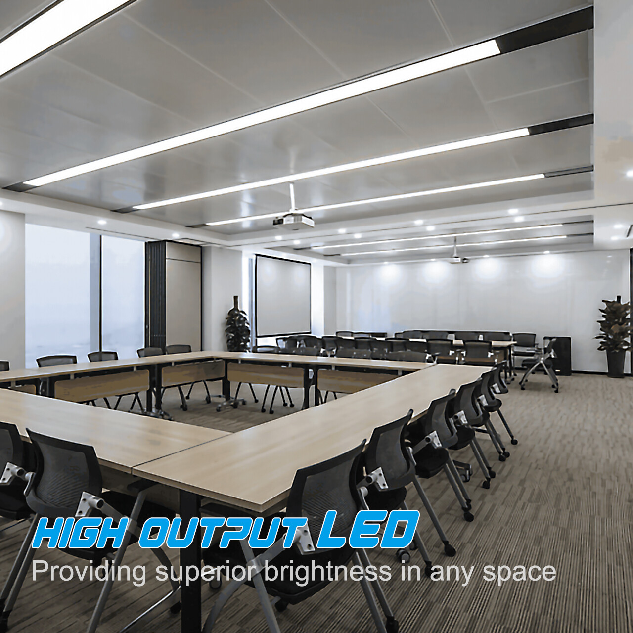 6 PACK 8FT Led Tube Light Fixture(Super Bright White) for Garage Shop Warehouse