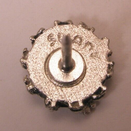 Rhinestone Drum Vintage SWANK Tie Tack Lapel Pin music band drums drummer h63