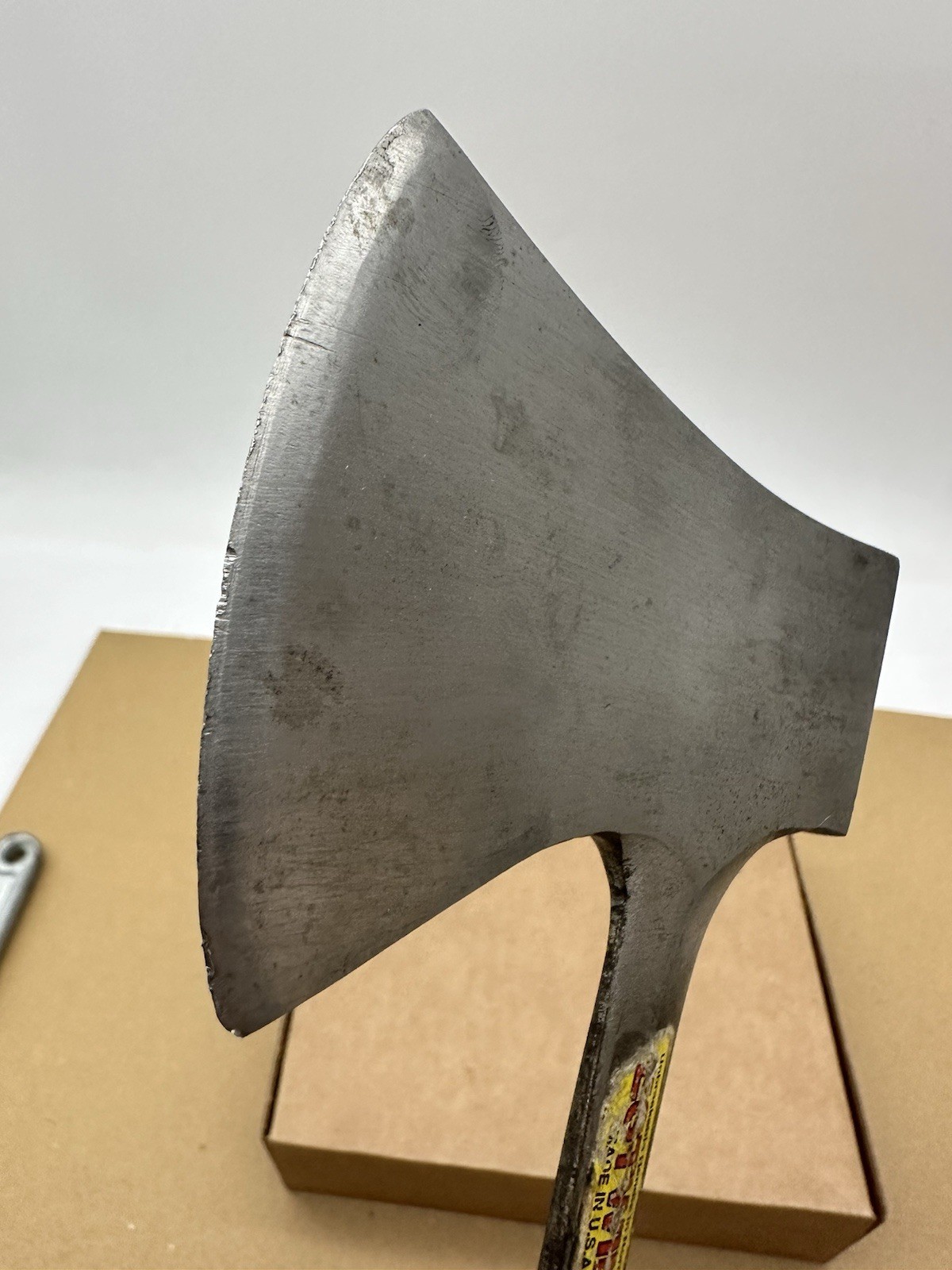 Vintage Estwing Sportsman'S Axe 13" Camping Hatchet USA Steel Leather Handle