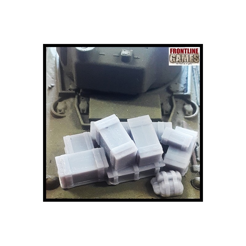Tank Accessories - Vehicle Stowage 28mm W.W.II Battle E-Fects by FRONTLINE-GAMES