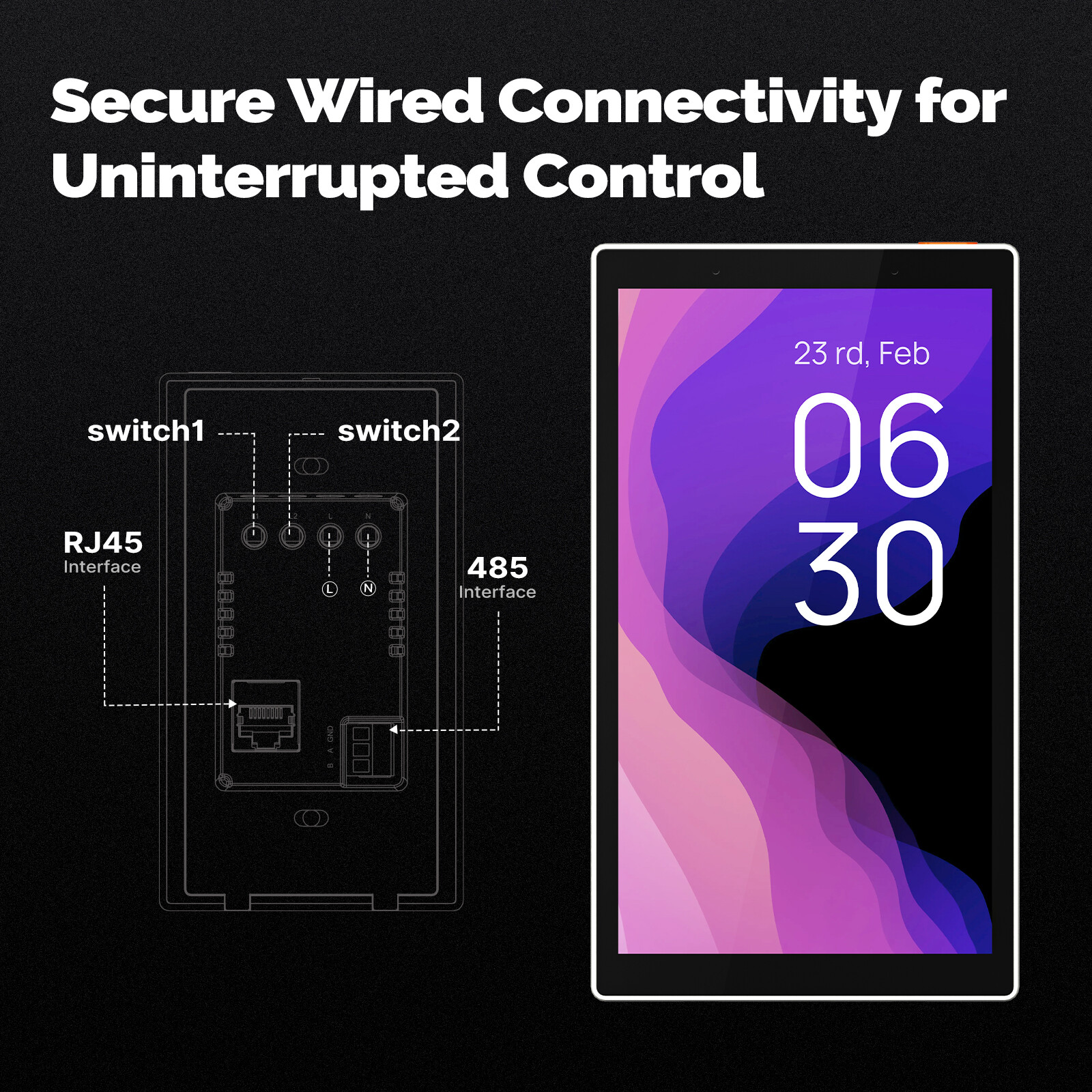 MOES WiFi&Zigbee Smart Switch Touchscreen Panel Alexa Built-in Voice&APP Control
