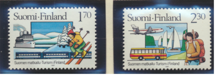 Finland Stamps Scott #748 To 749, Mint Hinged
