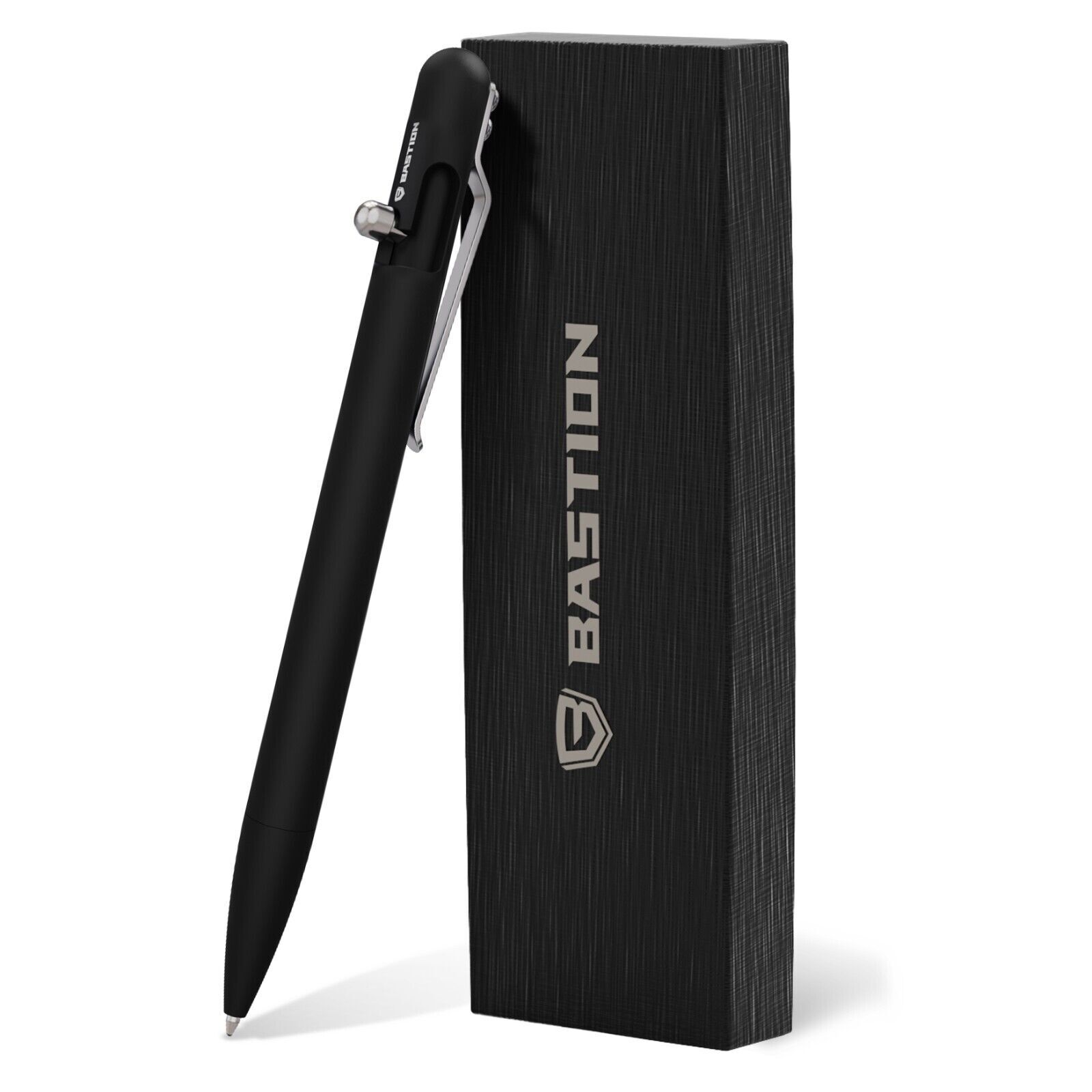 BASTION® Bolt Action Pen - SLIM ALUMINUM BLACK With GiftBox | PREMIUM QUALITY