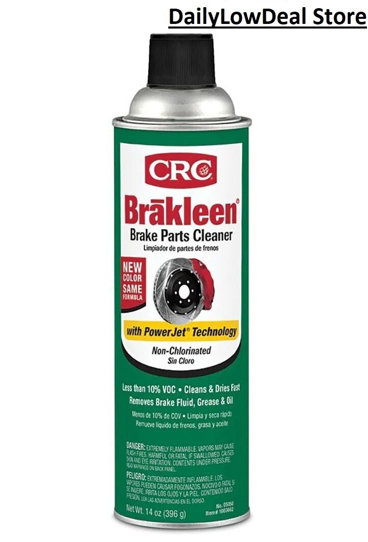 CRC Brakleen Brake Parts Cleaner/Degreaser, 14 oz can