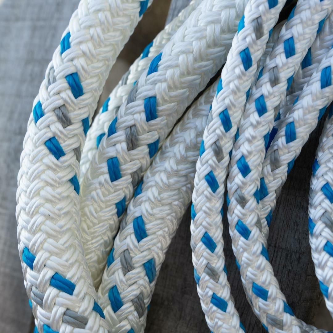 Double Braid Polyester Rope Sail Boat Yacht Boating Sailing Halyard Line USA