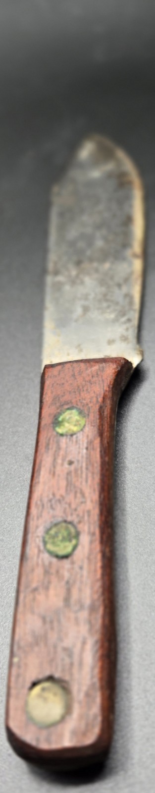 Vintage Trade Knife collectible with leather fringe sheath