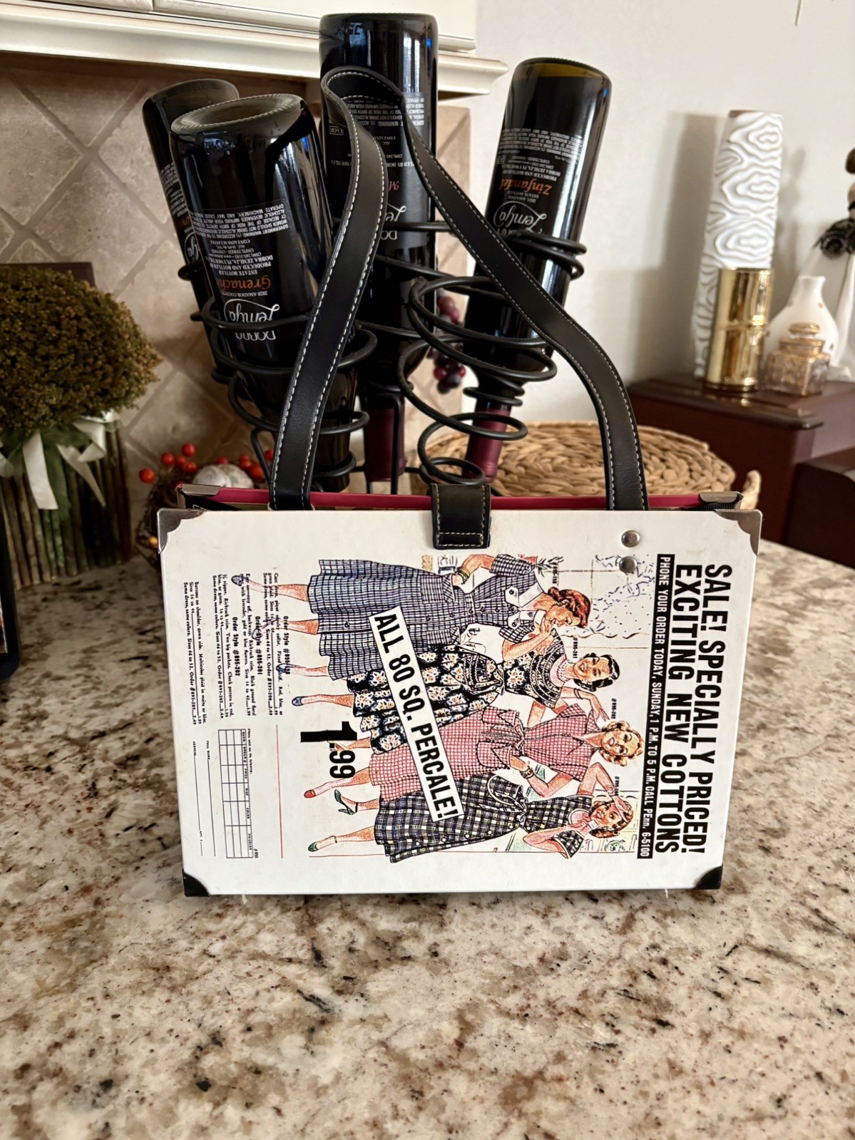 Vintage Magazine Purse “PROM NIGHT “ Nwt By Prezzo Single Handle Snap Closure