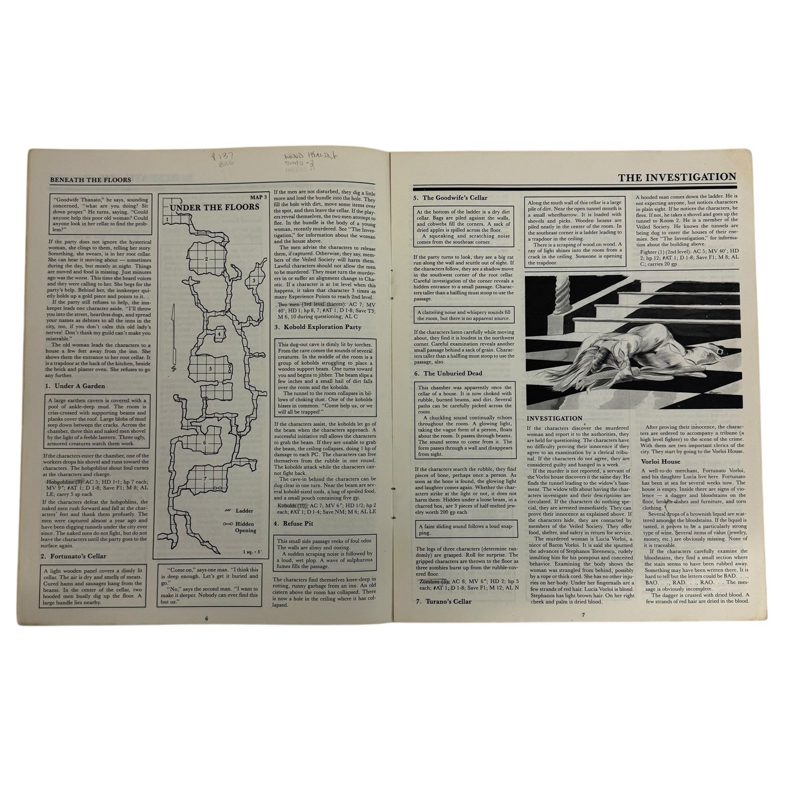 Dungeons & Dragons 1984 B6 The Veiled Society by David Cook TSR 9086