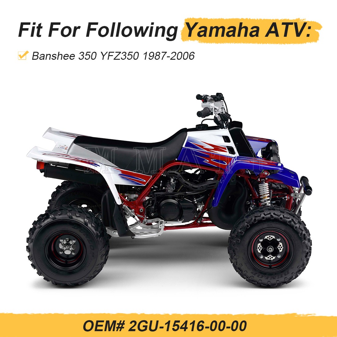 Water Pump / Oil Pump Cover For Yamaha YFZ350 Banshee 350 87-06 2GU-15416-00-00