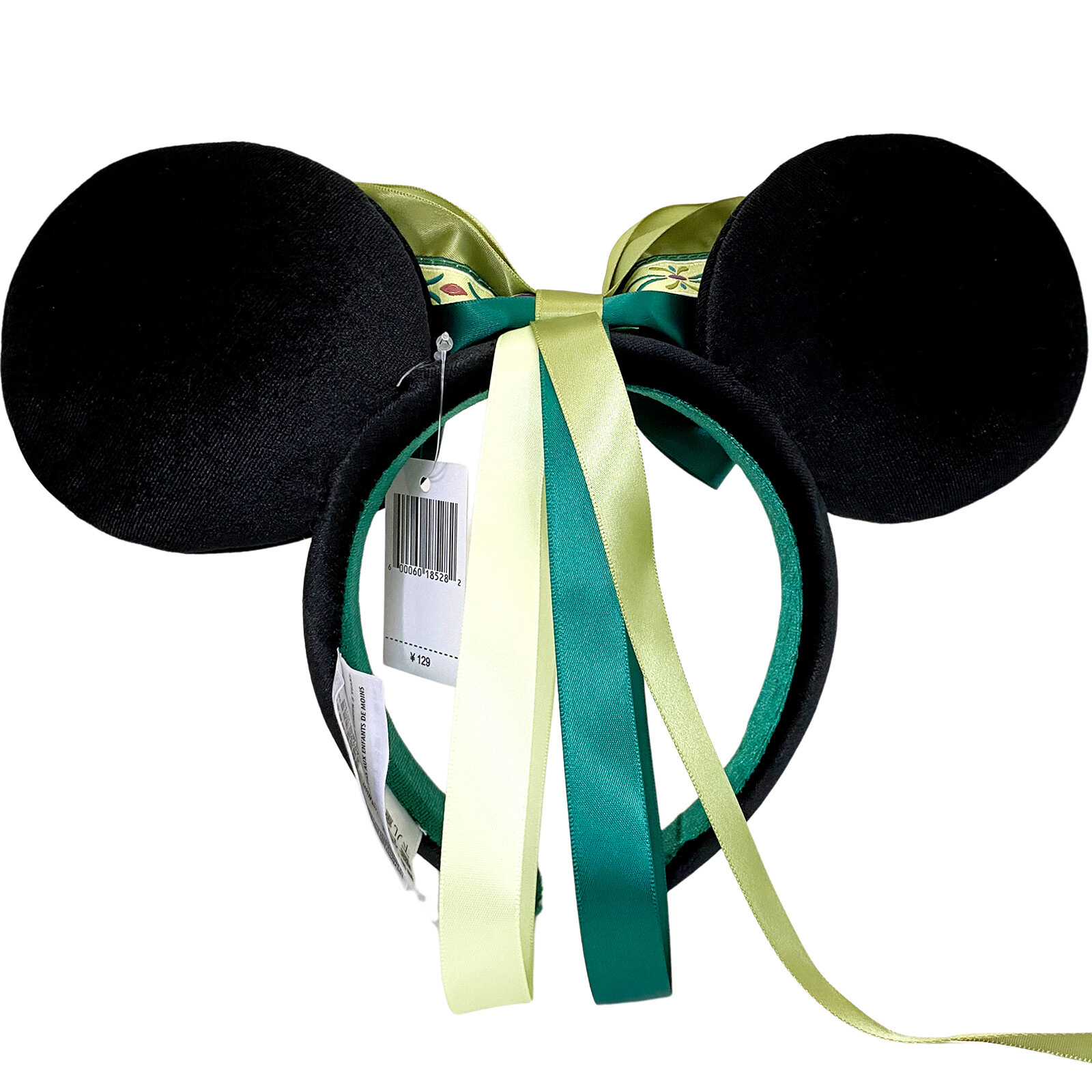 Disney-Park's Authentic Frozen Anna Fantasy Springs Green Minnie Ears Headband
