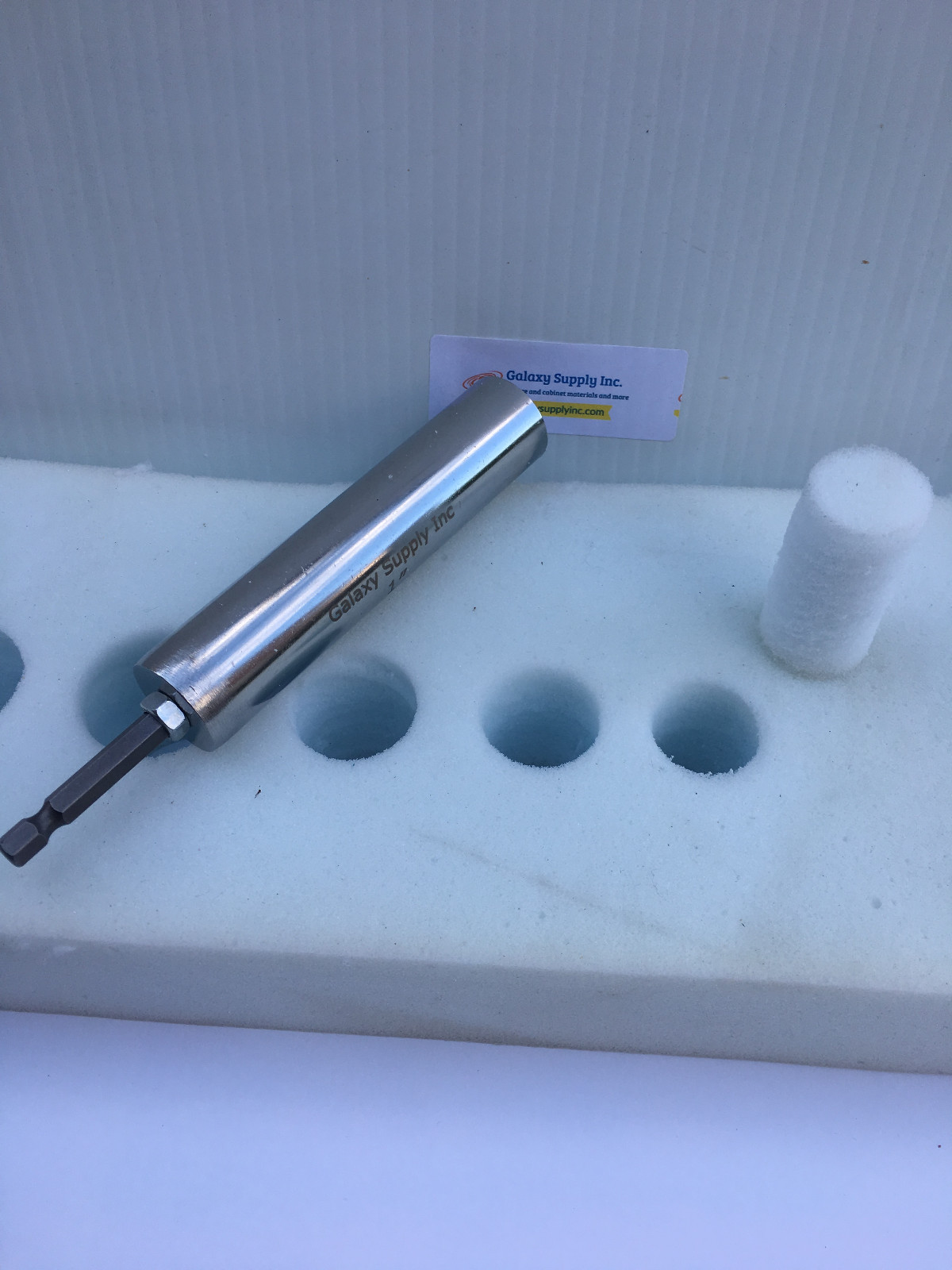 Foam Hole Cutter For Tufting .Diameter 1" =25 mm, Button Tufting . UPC901953