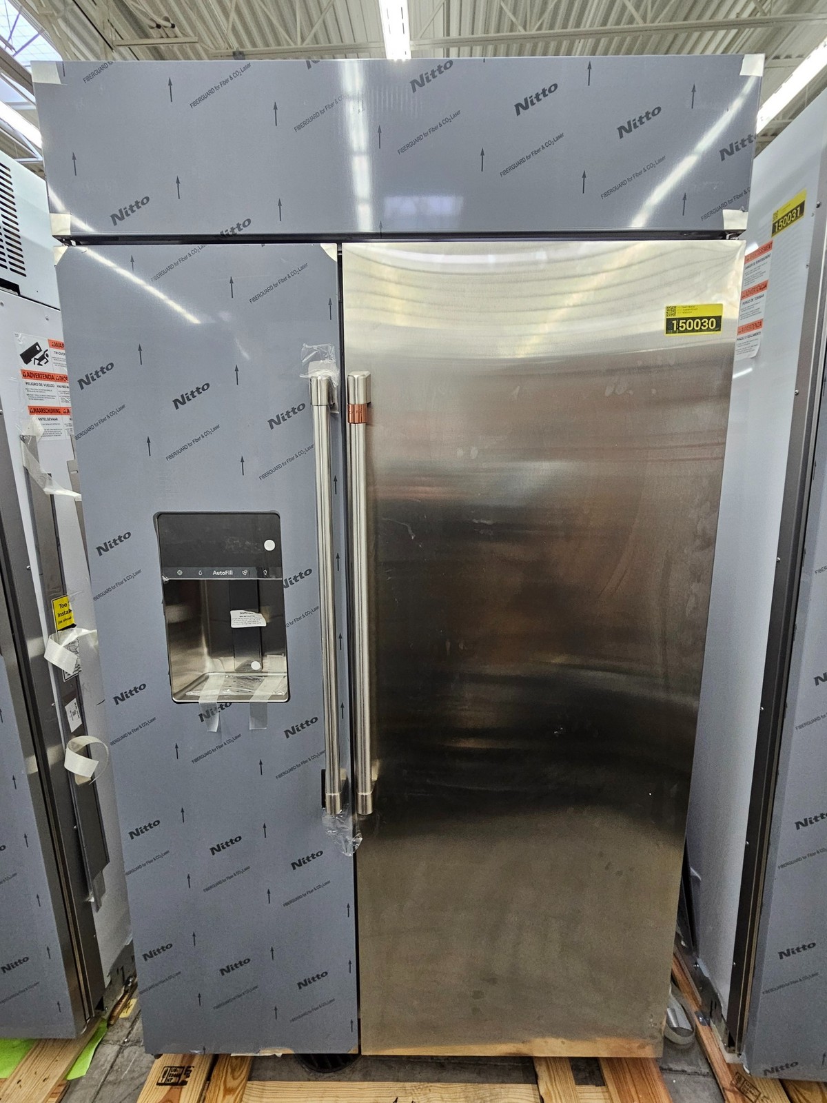 GE Café CSB48YP2NS1 48" Stainless Built-In Side/Side Refrigerator NOB #150030