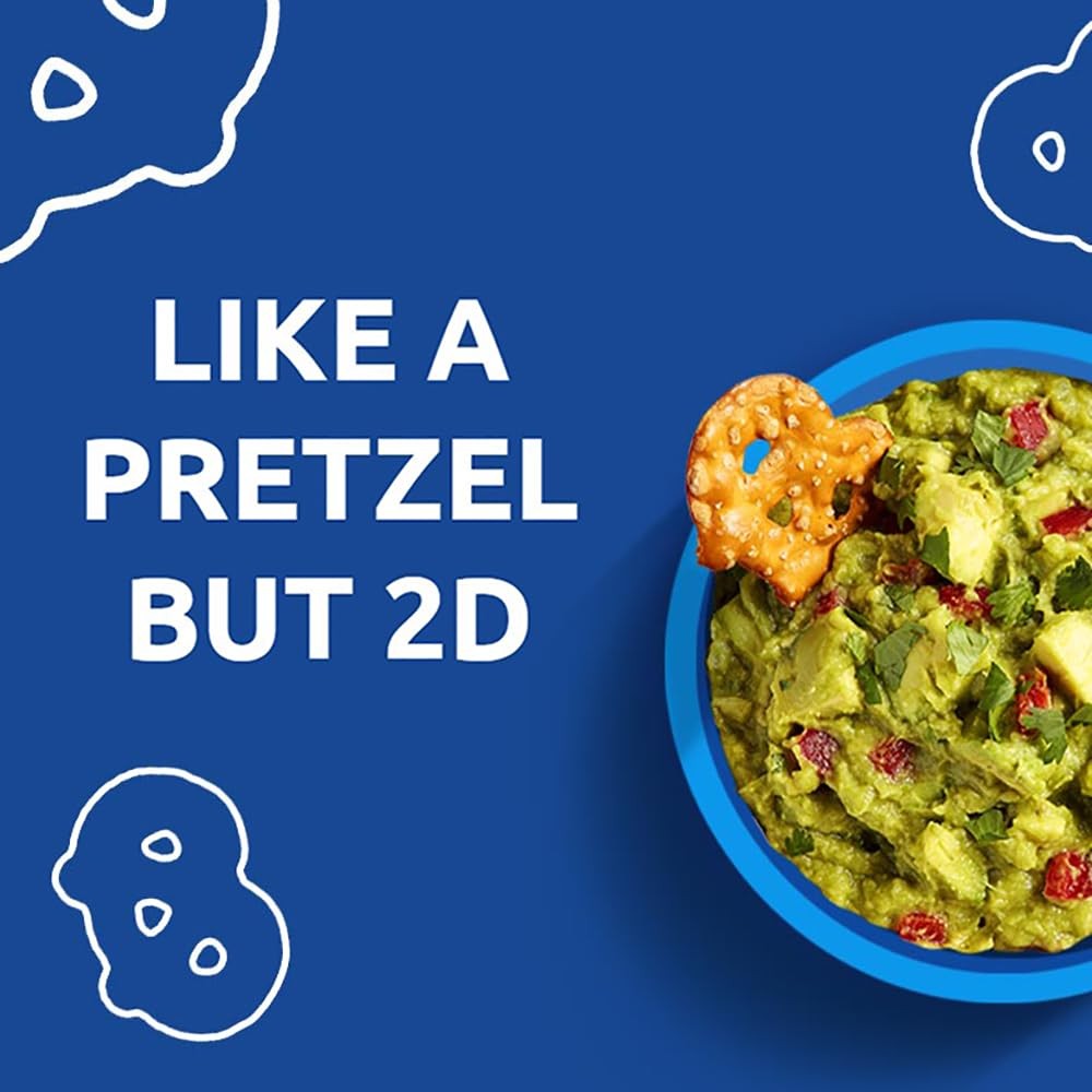 Pretzel Crisps Variety Pack - Bulk Assortment Snack 1.57 Ounce (Pack of 23)