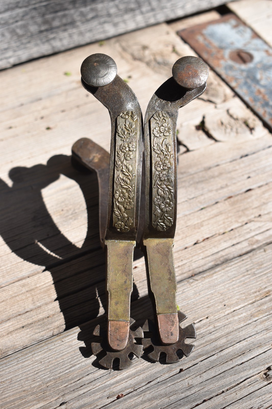 HANDMADE VINTAGE STRAIGHT SHANK SPURS ~ MORISON