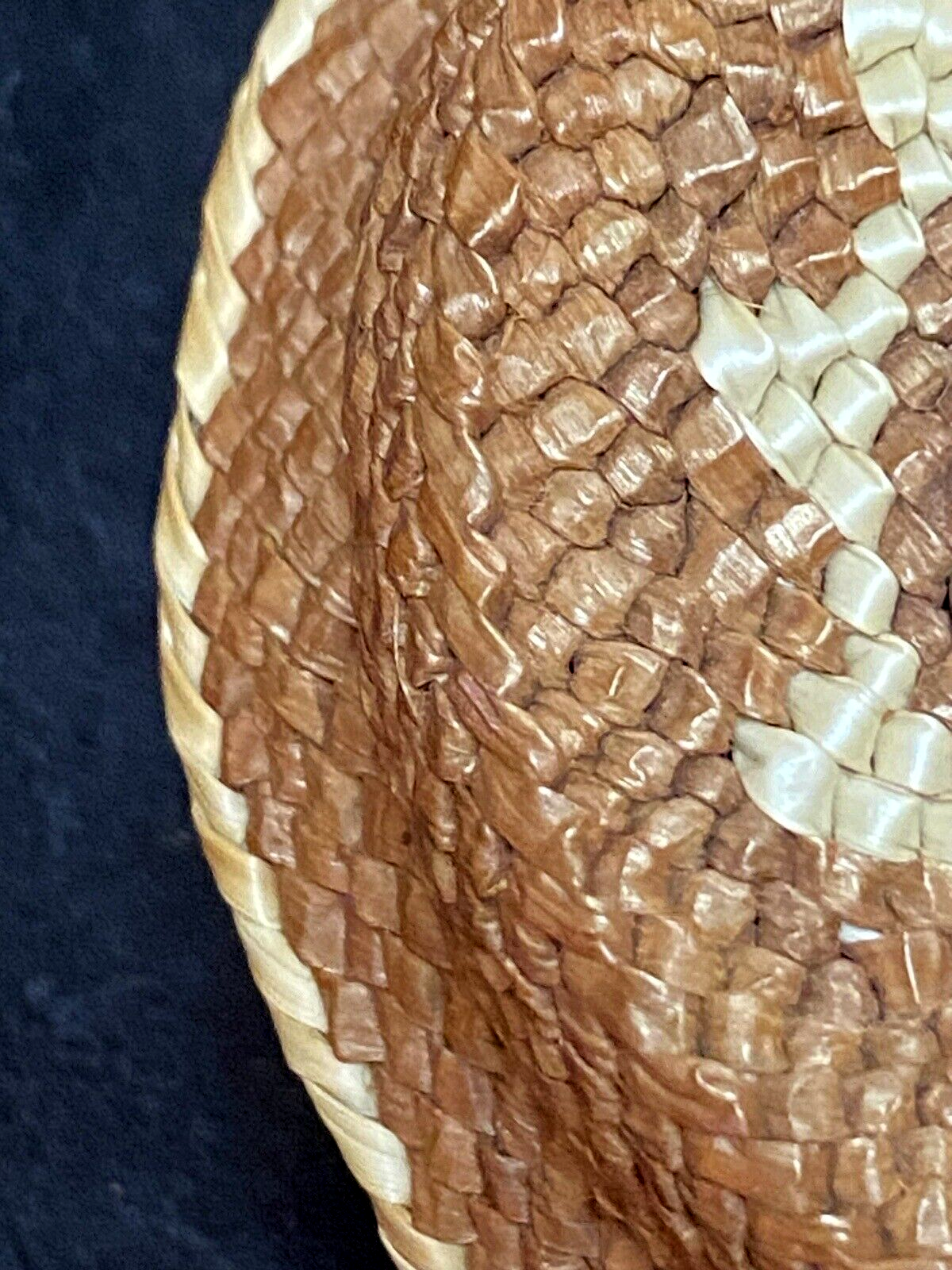 Northwest Coast Makah Indian Lidded Jar Basket