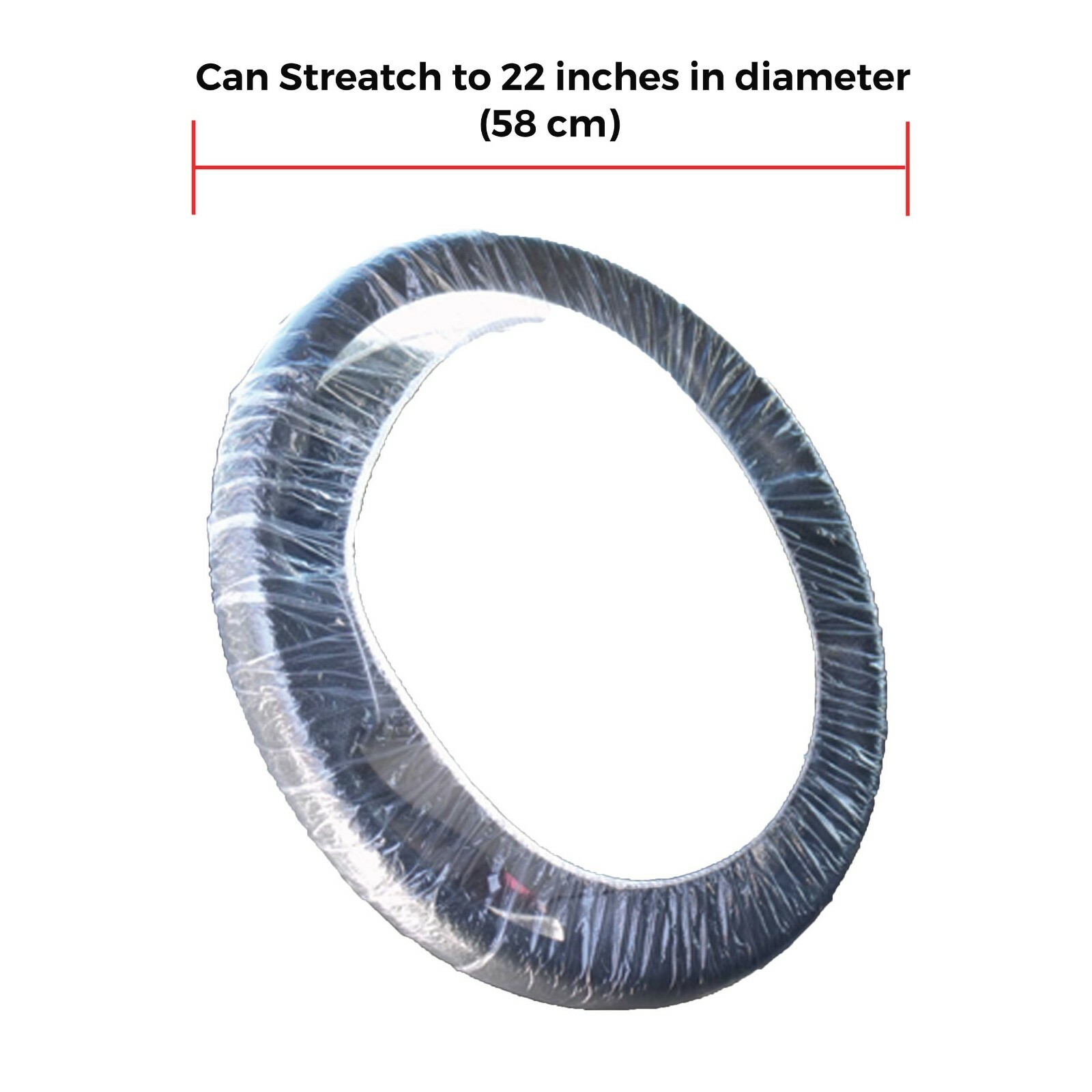 Steering Wheel Protector Clear Plastic Cover Disposable Pack of 100