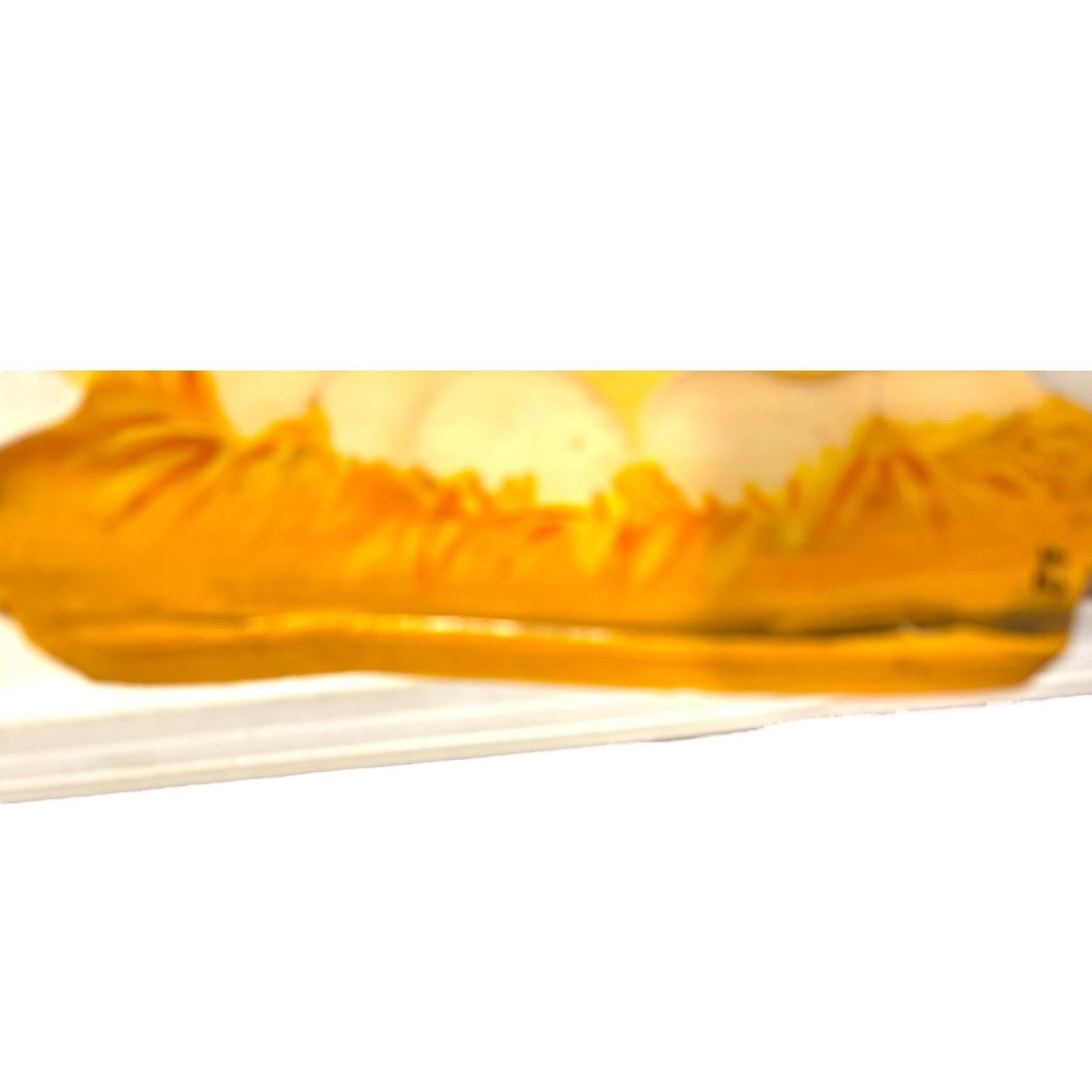 Vintage 80s Wooden Hen Wall Art Anamorphic Animals Pair Glazed Hand Painted