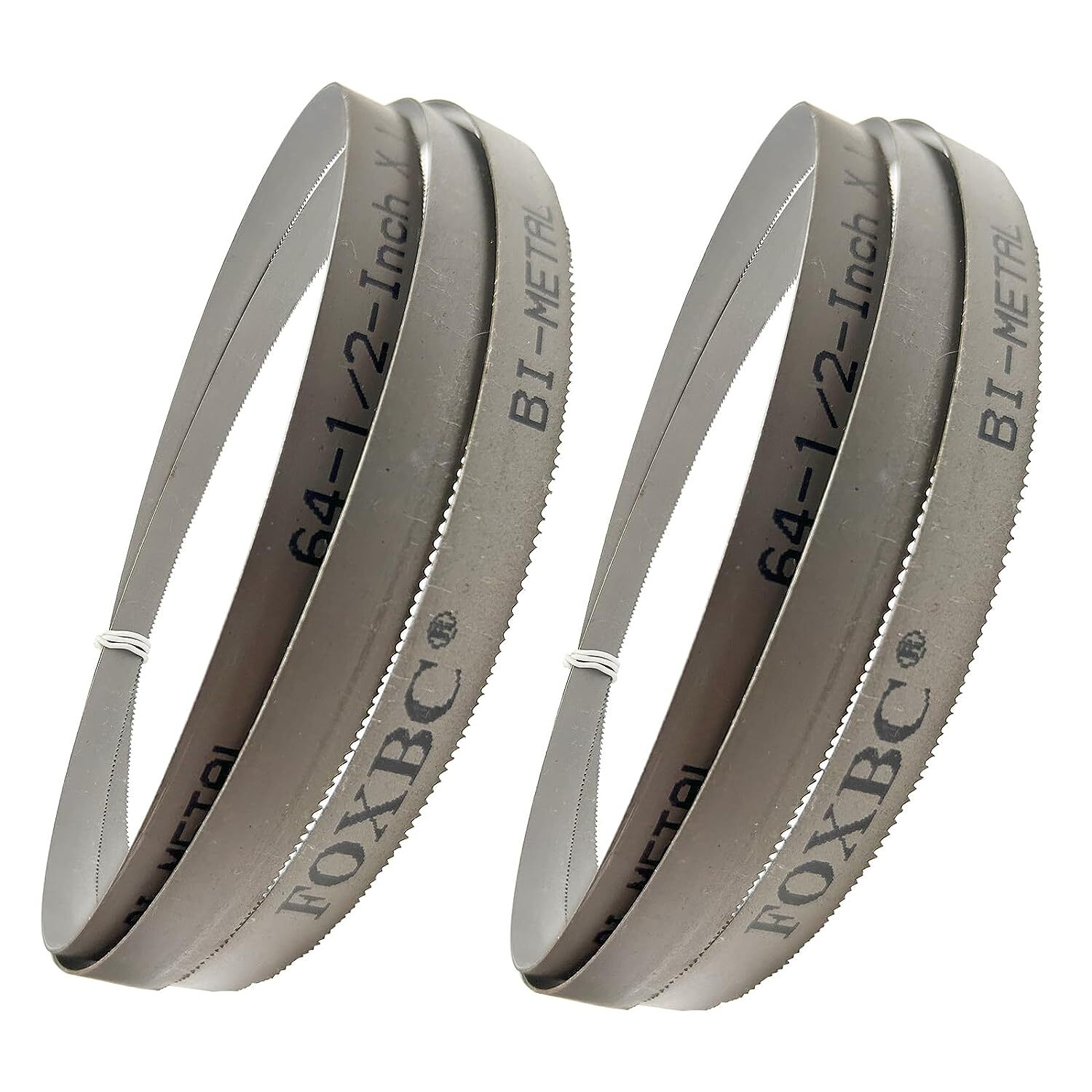 Metal Bandsaw Blade 64-1/2" x 1/2" x 0.02" x 24 TPI for Harbor Freight - 2 Pack