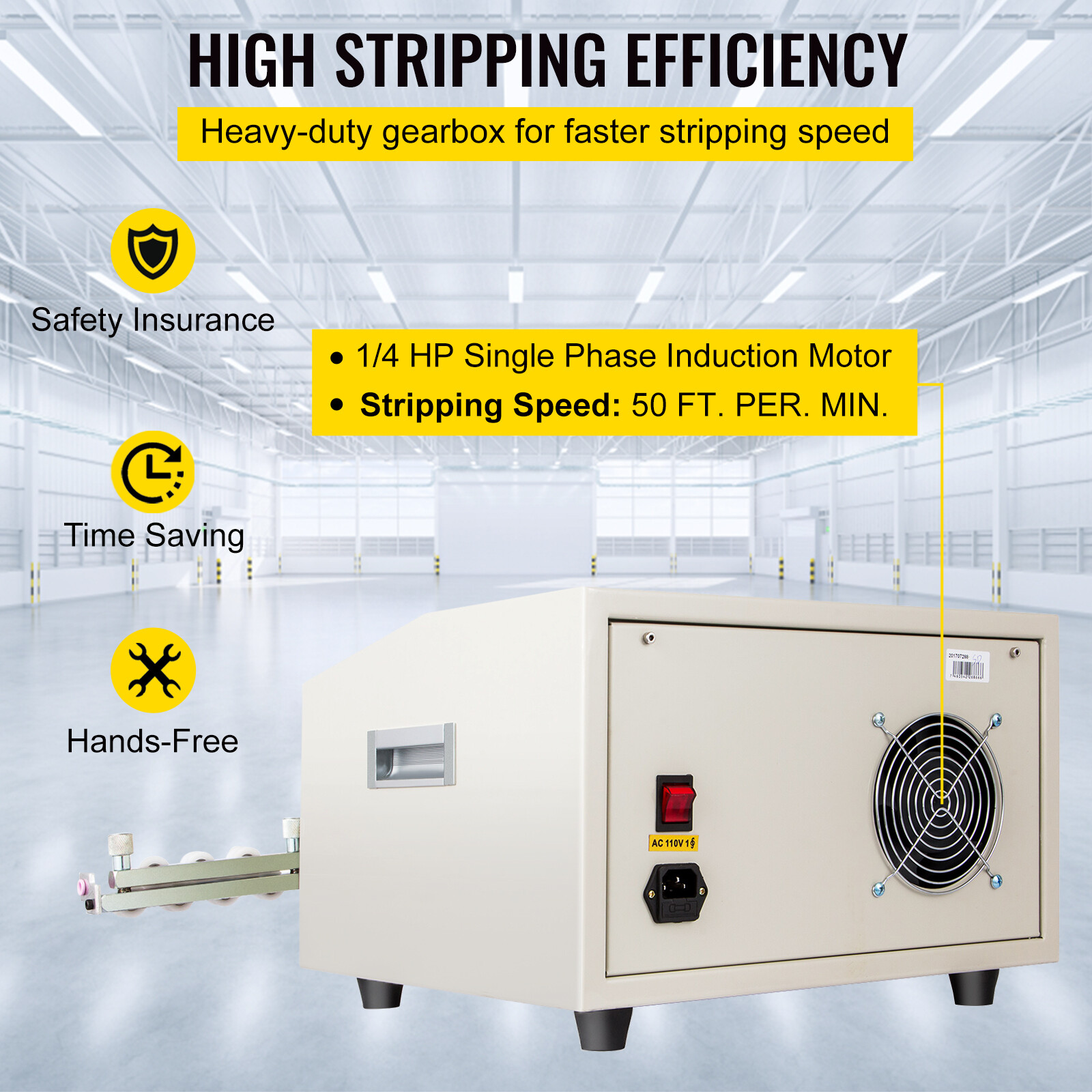 Automatic Computer Wire Stripping Machine Stripper 0.1-4.5mm² CE Cutting Peeling