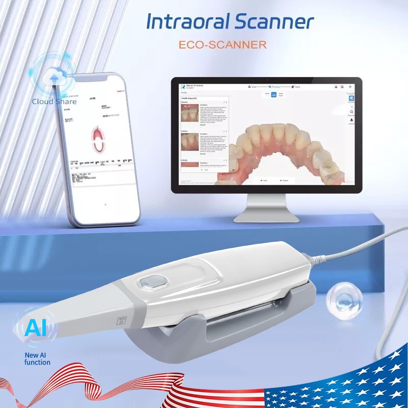 Dental Digital Imaging Scanner for Restorations, Implants 3D Intraoral Scanner
