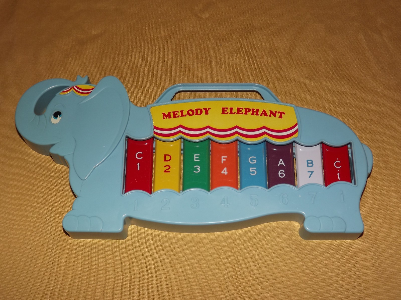 VINTAGE TOY MELODY ELEPHANT MUSIC TOY XYLOPHONE