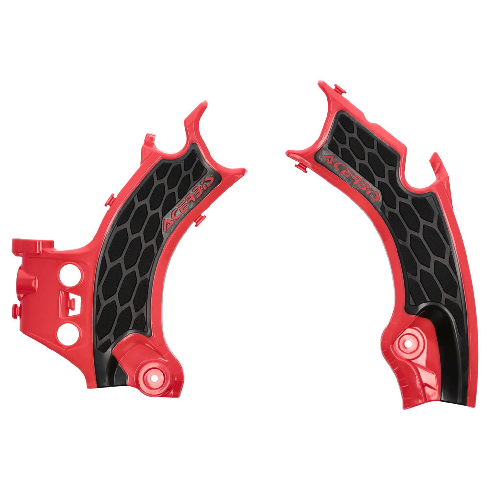 Acerbis X-Grip Frame Guards Red/Black For Honda CRF450RX 2021-2024