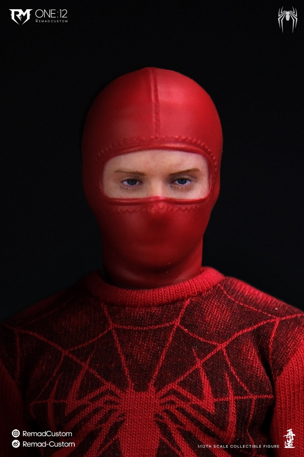 RC-008: Remad Custom RM-008 Spiderman Human Spider Tobey Maguire 1/12 Figure