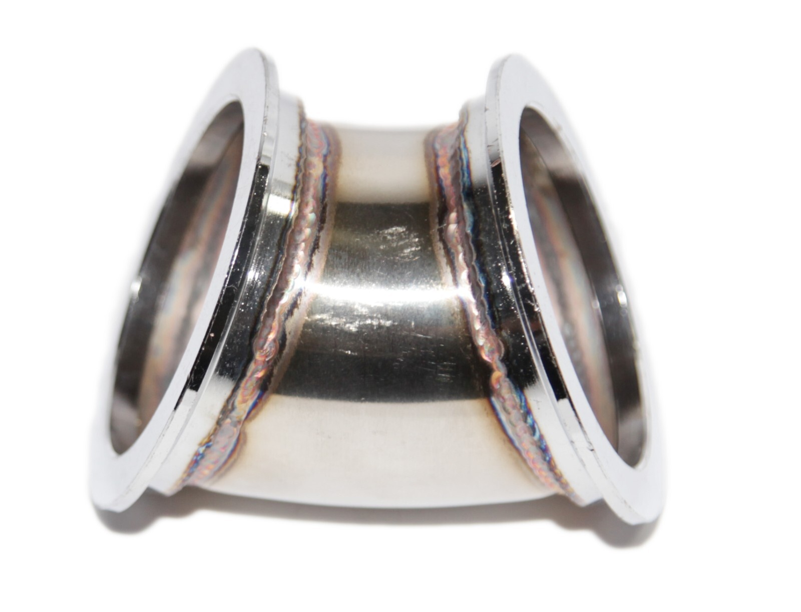 45 Degree Elbow 3" Conversion Adapter V-band size (2.85" I.D. 3.73" O.D.)