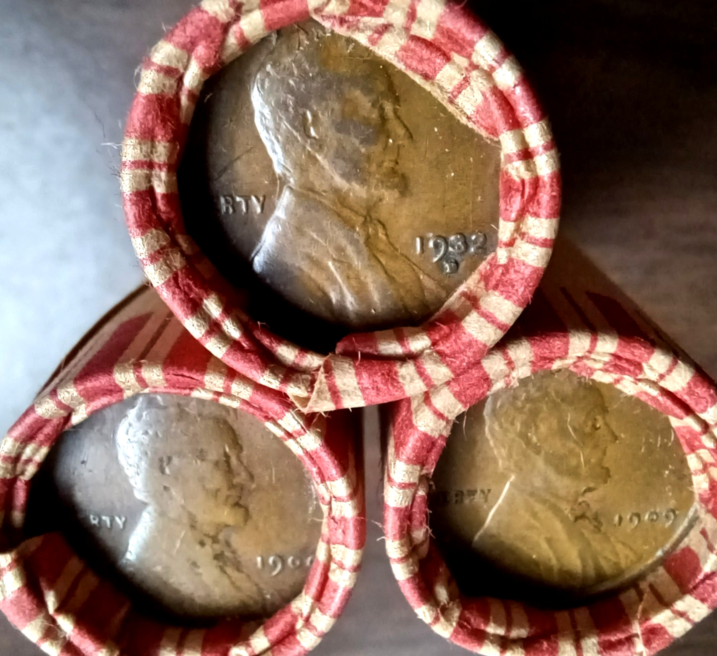 Wheat Cent Roll ranging from 1909-VDB-55PDS-Ol' Fred's Hoard, 60% Pre40-SEE DESC