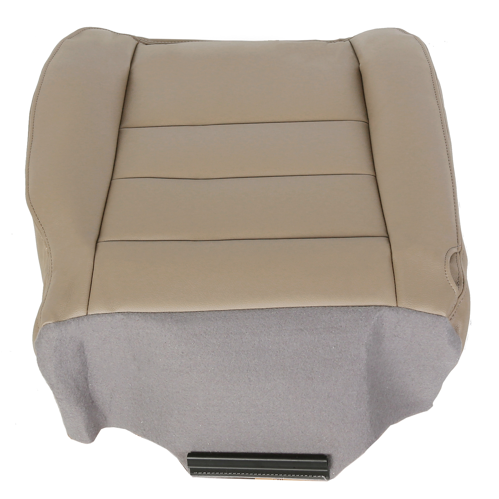 For Ford F250 F350 Super Duty 2002-07 04 05 Driver Bottom Seat Cover Tan Leather