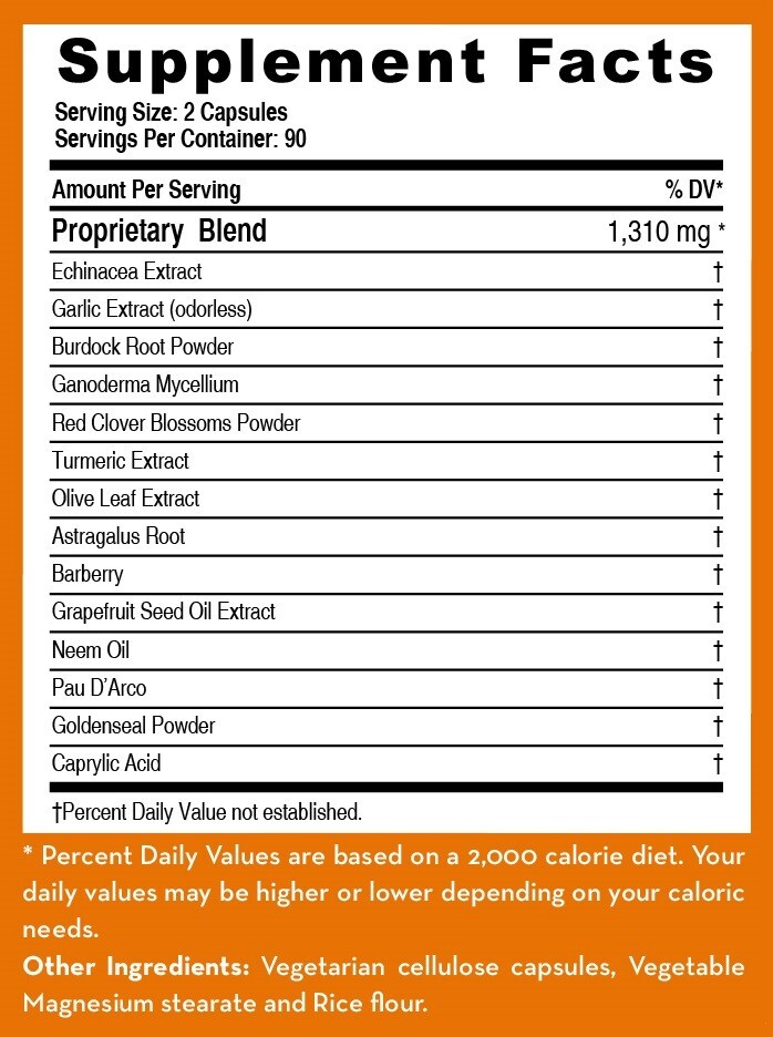 LifeSource Vitamins - Antibiotic Alternative - All Natural & Safe - 180 Caps