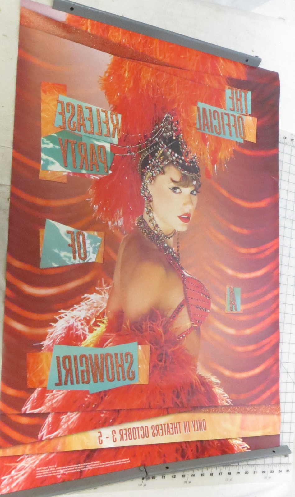 Taylor Swift Official Release Party of a Showgirl 27x40" Theater Lightbox Poster