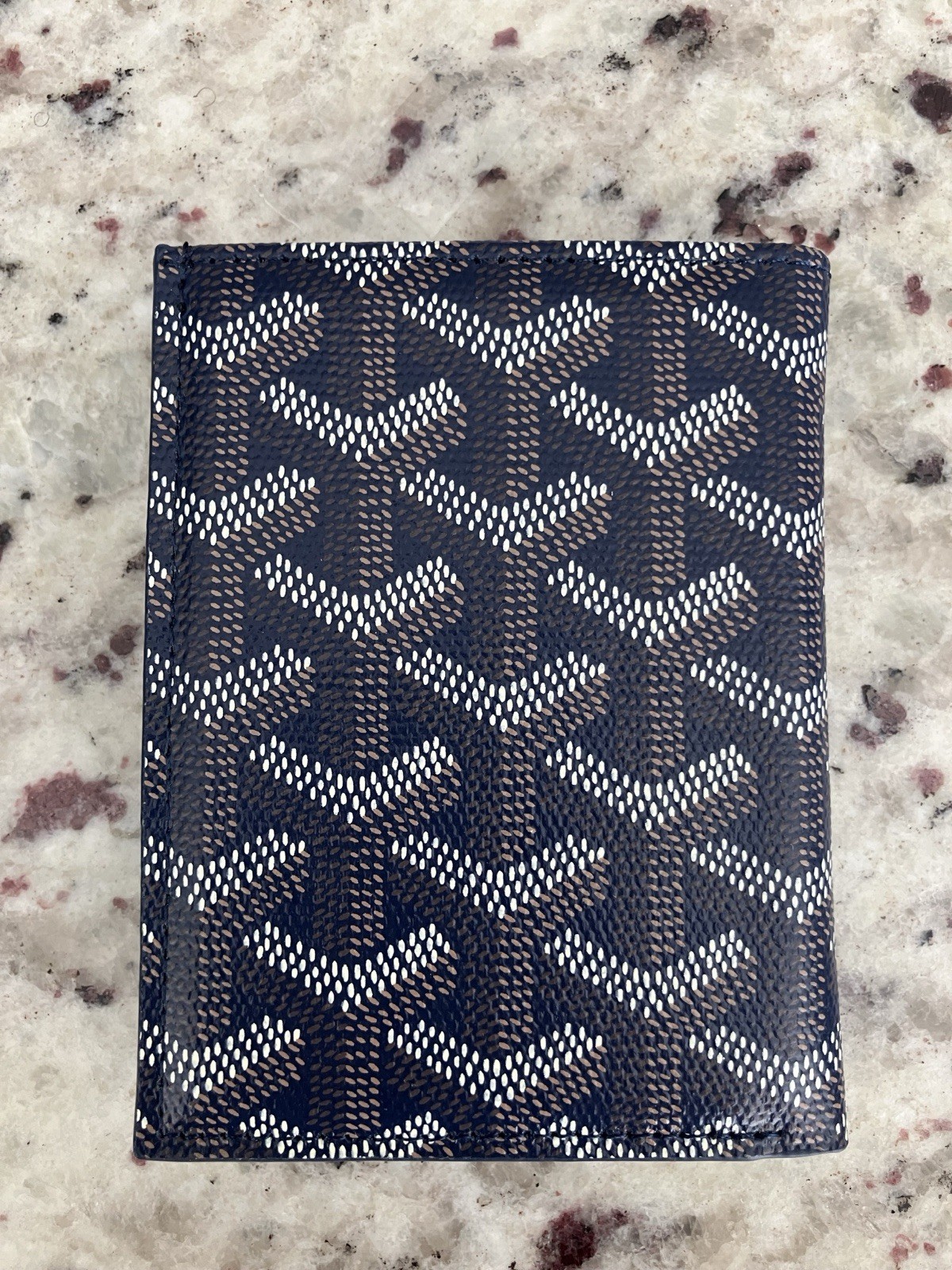 Goyard Passport Holder Wallet Blue