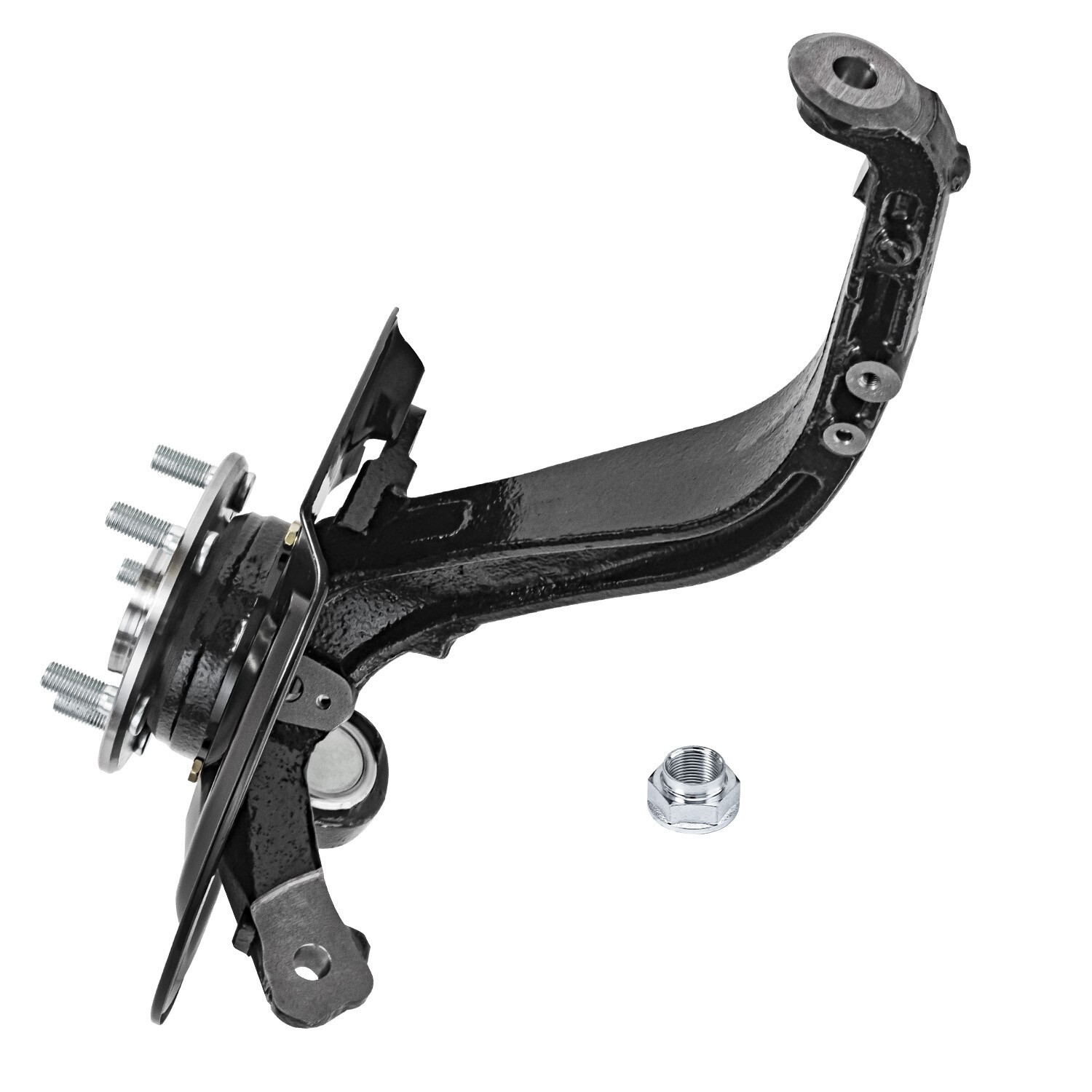 Front Steering Knuckles & Wheel Hub Bearings Set for 2003-2007 Honda Accord 2.4L