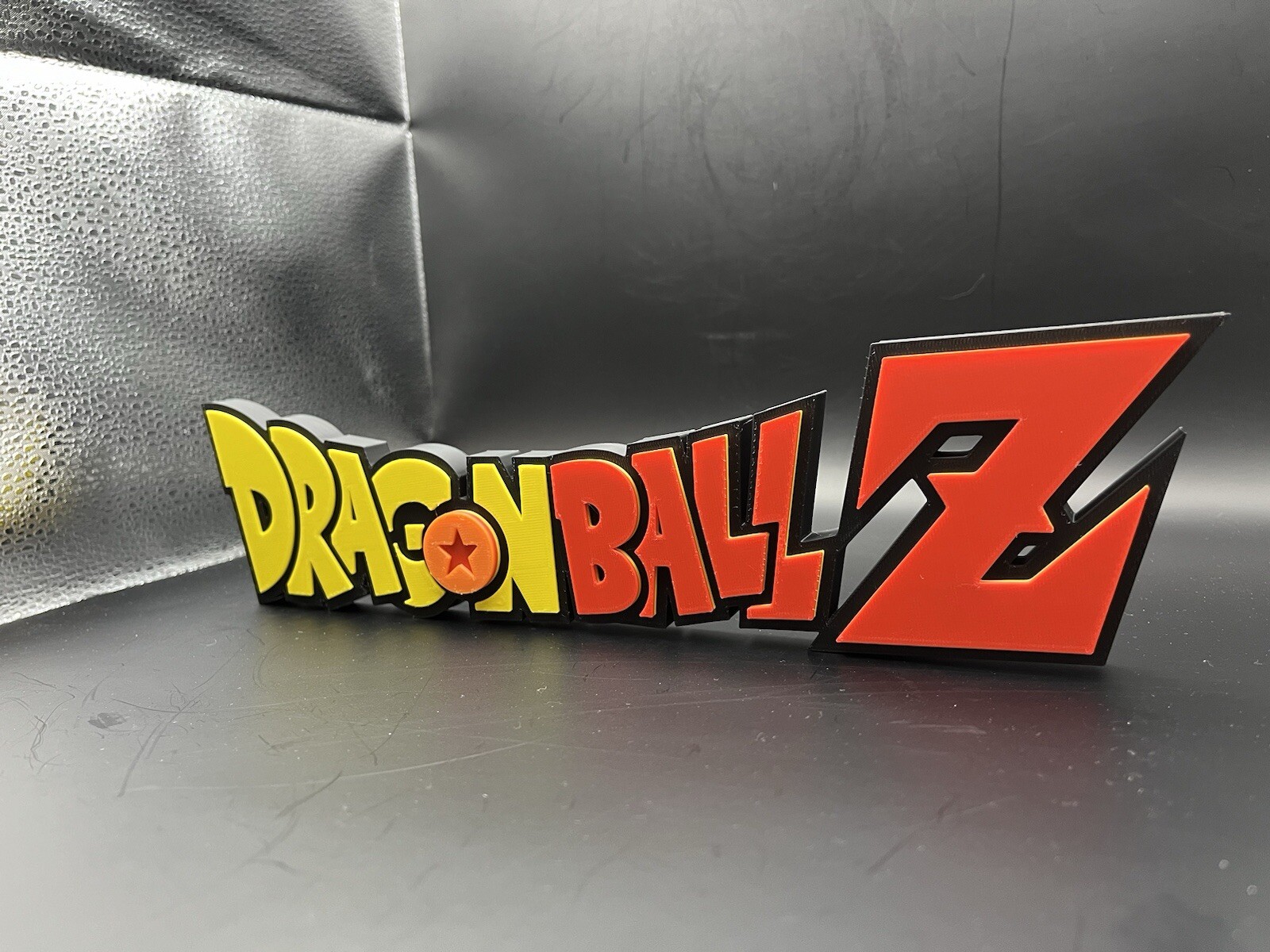 Dragon Ball Z Logo Sign Display | 3D Wall Desk Shelf Art