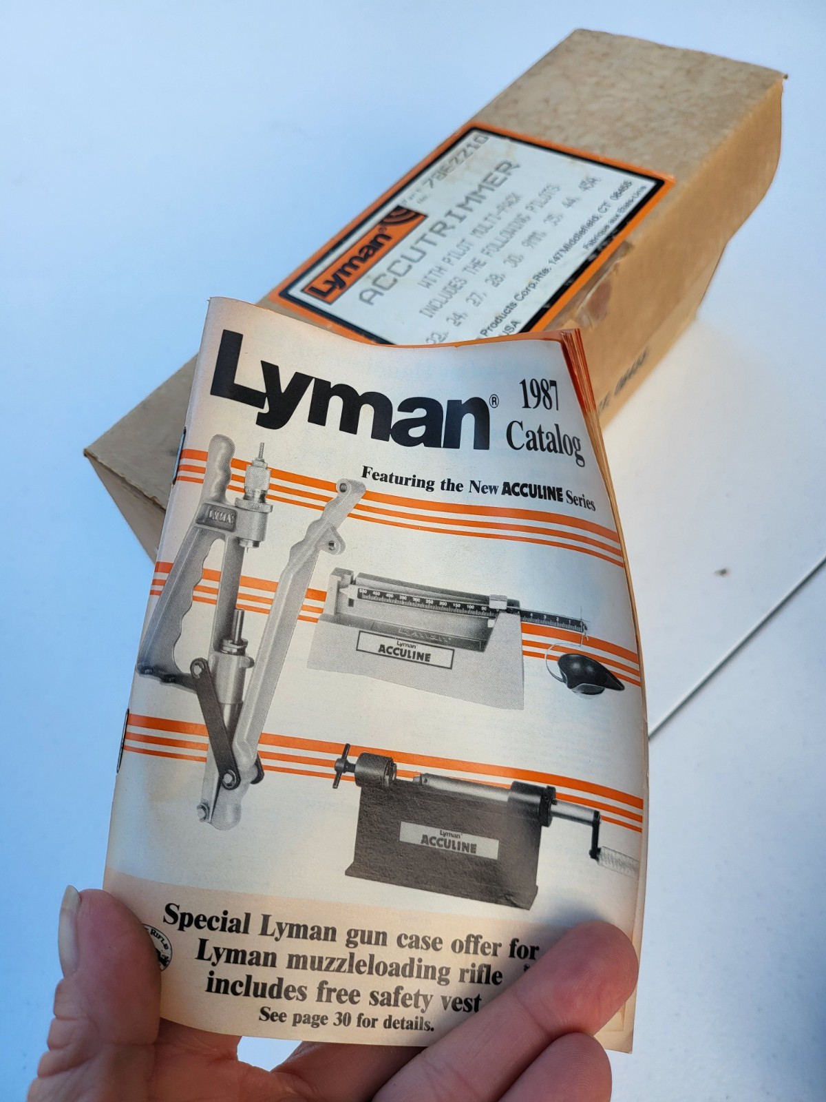 Vintage Lyman Accu Trimmer Precision Tool For Ammo Reloading For Case Trimming